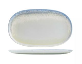 Plate Coupe Oval Moda Cloud 355x215mm