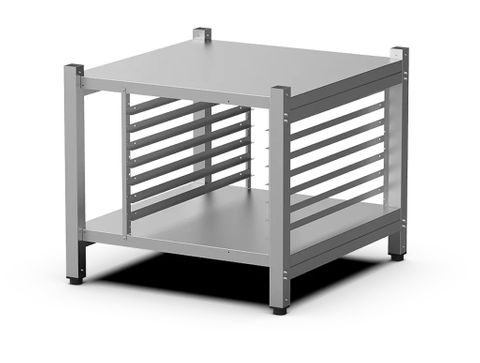 Unox High Open Stand with Lateral Supports to suit 2/1 GN Oven 842W x 891D x 752H mm
