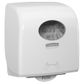 Rolled Hand Towel Dispenser Aquarius  Slimroll White Lockable