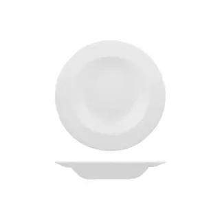 Churchill Buckingham Round Wide Rim Pasta Plate 230mmD 330ml