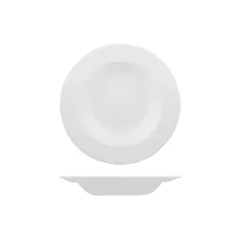 Churchill Buckingham Round Wide Rim Pasta Plate 230mmD 330ml