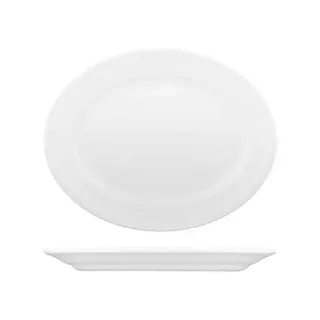 Churchill Buckingham Oval Plate White 305mmLength