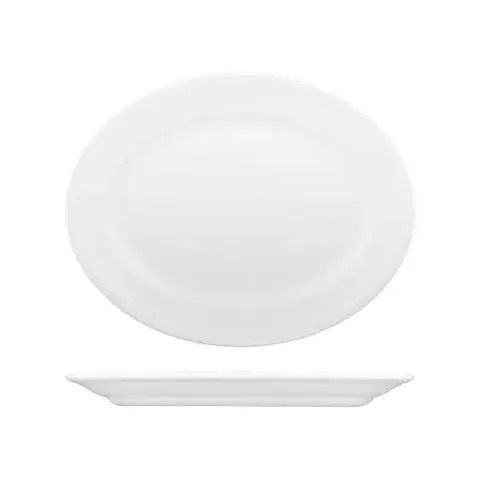 Churchill Buckingham Oval Plate White 305mmLength