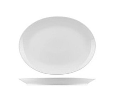Nano Oval Plate white Logo G 1 col 260MM