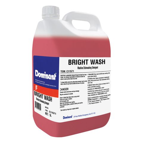Dominant Bright Wash Dishwasher Detergent 5L