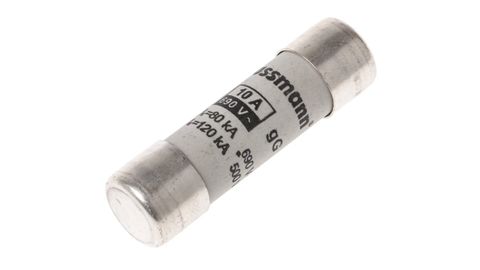 Eaton Bussmann 10A Ceramic Cartridge Fuse, 6.3 x 32 mm, Speed F
