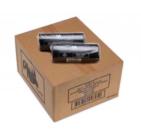 Kitchen Tidy 36Lt Black - Substitute For 1516