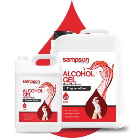 Hand Sanitiser Gel Alcohol 20L