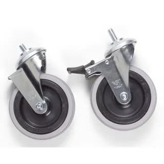 Replacement Wheel Kit suits Ken Hands Trolleys (inc 2 x KH97194 Brake wheels and 2 x KH97195 Standard Wheels)