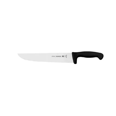 Tramontina Prof Butcher Knife Straight Back 250mm Blk H/S