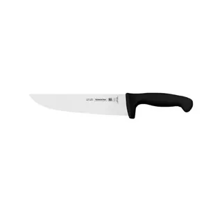 Tramontina Prof Butcher Knife Straight Back 200mm Blk H/S