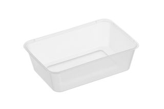 Genfac 500Ml Rect.Stand. Freezer Container Pkt 50 (10)