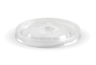 Lid Pp Flat 8Oz Paper Biobowl  (50/1000)
