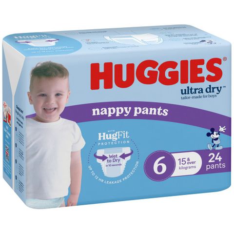 Huggies Nappy Pants Junior Boy / 96
