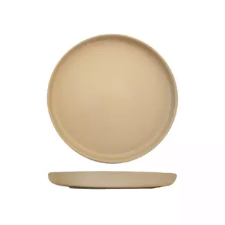 Trenton Uno Taupe Round Plate 280Mm / 6