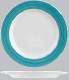 Studio Wide Rim Plate 230Mm Aqua Foam Blue / 12