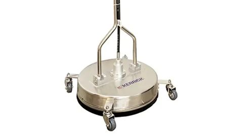550mm Surface Cleaner - stainless steel with wheels