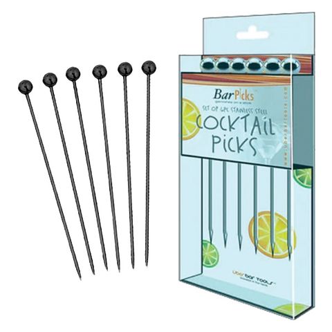 Uber BarPick Ball Cocktail Picks PK6