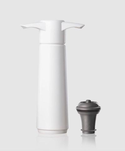 Wine Saver Pack, White - 1 Pump, 1 Wine Stopper