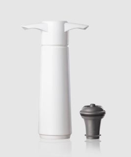 Wine Saver Pack, White - 1 Pump, 1 Wine Stopper