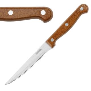 Olympia Steak Knives Wood Effect Handle (12 Pack)