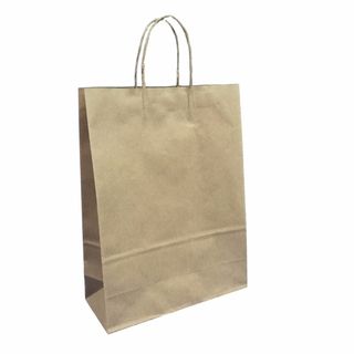 Capri Carry Bag B1 Small Brown Twist Handle /250