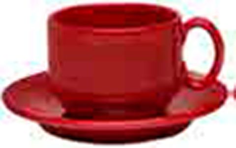 Afc H/Care Ableware Stack Tea Cup 240Ml Red / 24