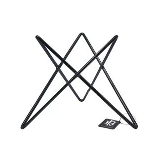 KHA Black Platter Stand Star Pizza & Food Plate Stacker