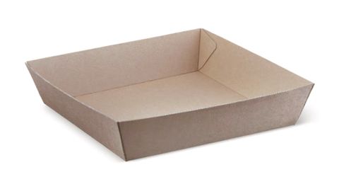 4 Endura Food Tray Brown (M437S0010C)(250)