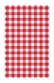1/4 Cut Lunchwrap - Checkered Red