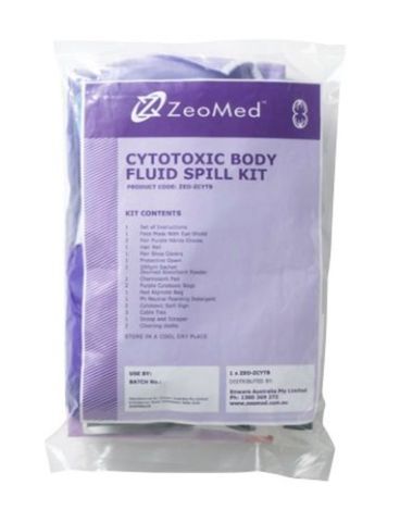ZeoMed Cytotoxic Chemical Spill Kit Bag