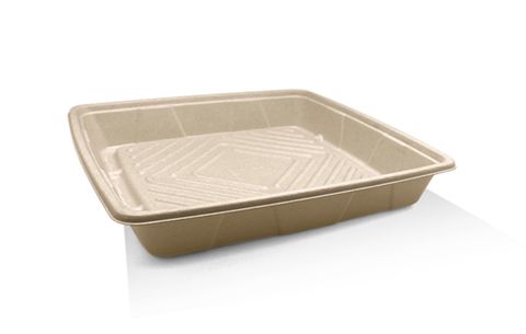 Unbleached Sugarcane Platter 12"