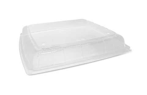 RPET Anti-Fog Lid For 16" Sugarcane Platter / 100