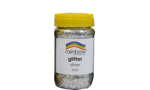 Glitter 200Gm Jar Silver
