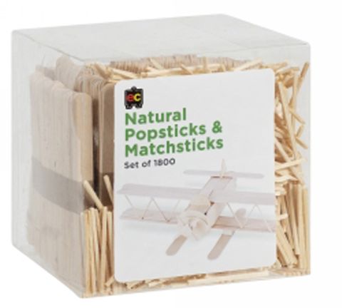 Popsticks & Matchsticks Natural /1800