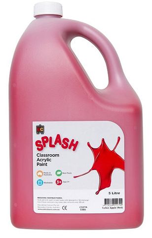 Paint Splash 5L Red