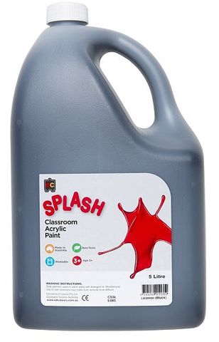 Paint Splash 5L Black