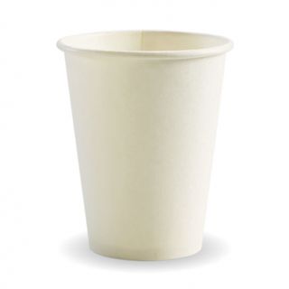 12Oz Bio Sw Coffee Cup - White (20) / 50