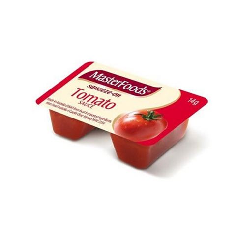 Masterfoods Tomato Sauce Squeeze Portions 14g /100
