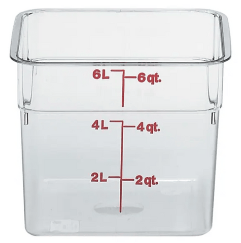 Cambro 5.7L Clear Food Container