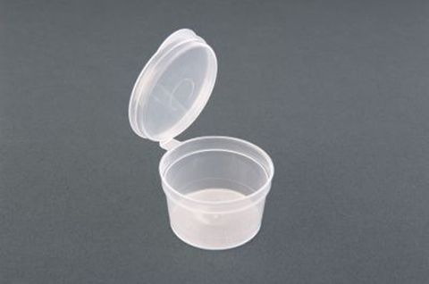 28Cc Portion Container With Hinged Lid / 50