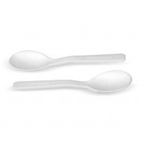 CPLA Disposable Teaspoon White 127Mm / 100 (20)