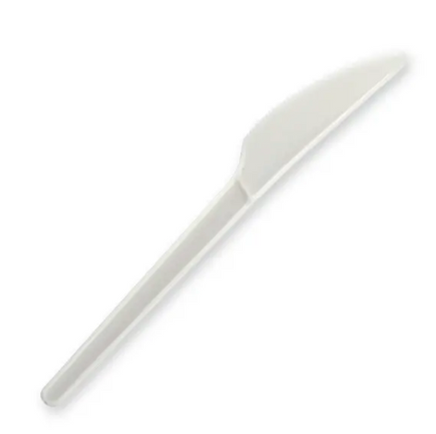 CPLA Disposable Knife White 158Mm /50