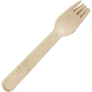 Wooden Disposable Fork 160 Mm /1000