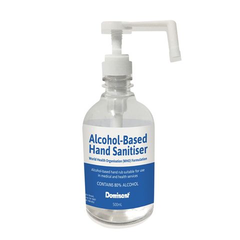 Hand Sanitiser 80 % Alcohol Pump 500Ml /12