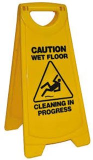 Safety Sign A Frame Wet Floor/Cleaning In Progress