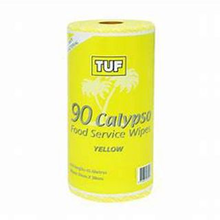 Tuf Antibacterial Food Wipes Yellow