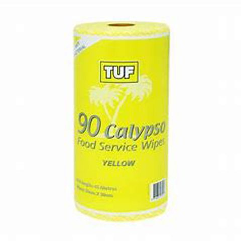 Tuf Antibacterial Food Wipes Yellow