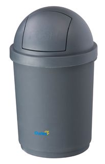 Oates Bin Domed Grey 28Lt