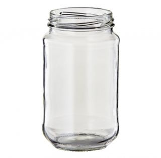 375Ml Round Food Jar Flint - 63Mm Twist